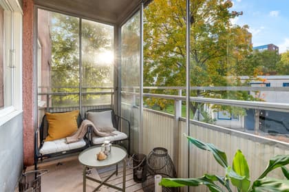 Balkong eller utsiktsbild