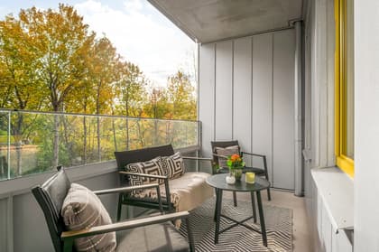 Balkong eller utsiktsbild