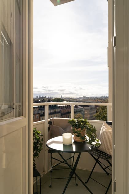 Balkong eller utsiktsbild