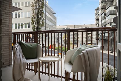 Balkong eller utsiktsbild