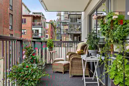 Balkong eller utsiktsbild