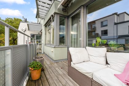 Balkong eller utsiktsbild