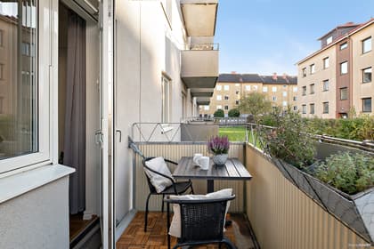 Balkong eller utsiktsbild