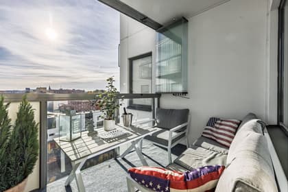 Balkong eller utsiktsbild