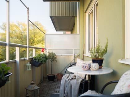 Balkong eller utsiktsbild