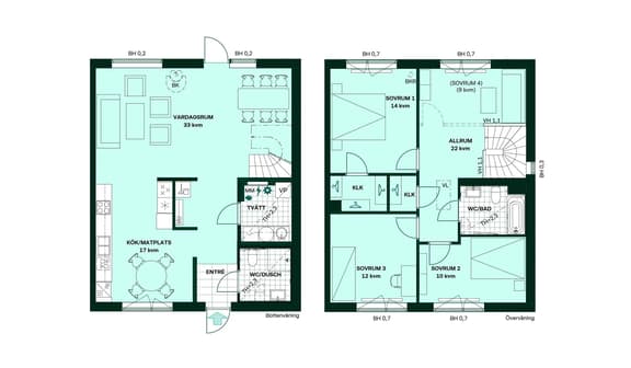 Fjärilshusen, Järfälla