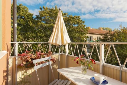 Balkong eller utsiktsbild