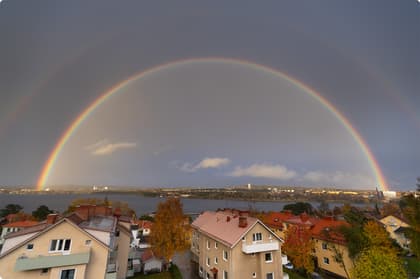 Balkong eller utsiktsbild
