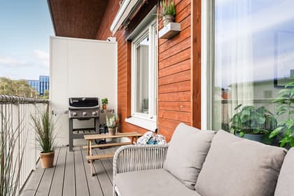 Balkong eller utsiktsbild