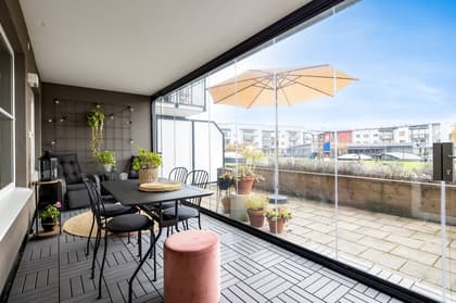 Balkong eller utsiktsbild