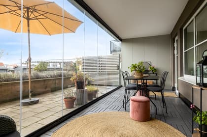 Balkong eller utsiktsbild