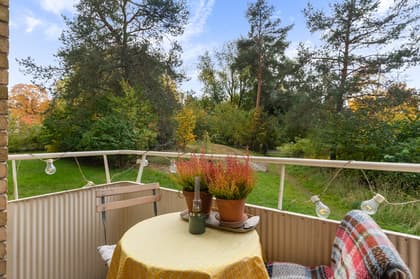 Balkong eller utsiktsbild