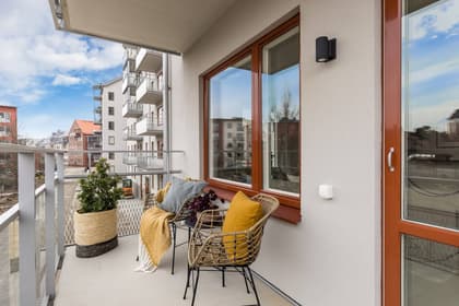 Balkong eller utsiktsbild