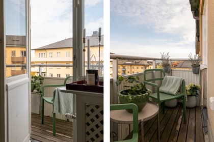 Balkong eller utsiktsbild