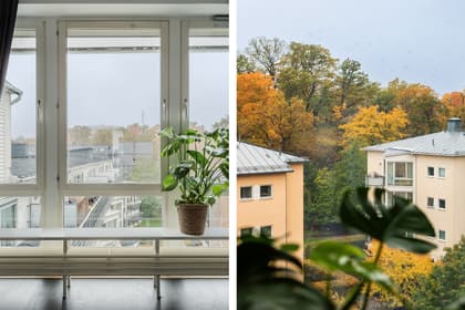 Balkong eller utsiktsbild