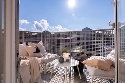 Balkong eller utsiktsbild