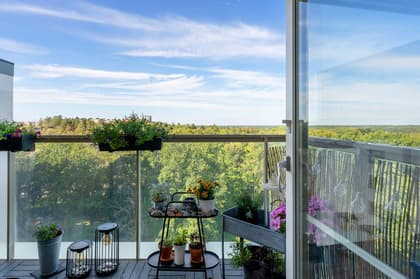 Balkong eller utsiktsbild