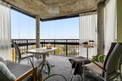 Balkong eller utsiktsbild