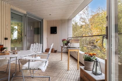 Balkong eller utsiktsbild