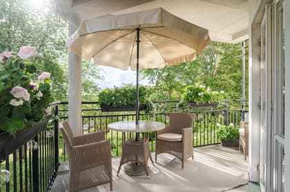 Balkong eller utsiktsbild