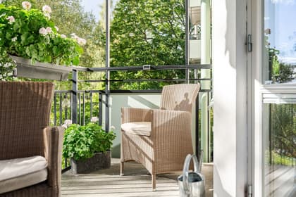 Balkong eller utsiktsbild