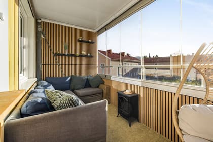 Balkong eller utsiktsbild