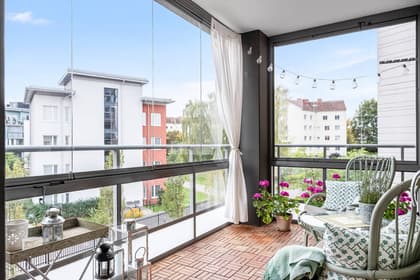 Balkong eller utsiktsbild