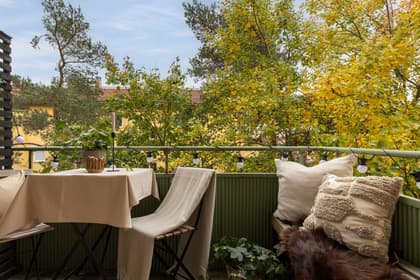 Balkong eller utsiktsbild