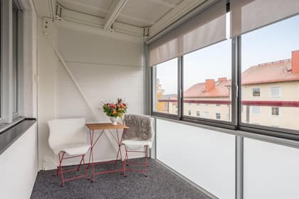 Balkong eller utsiktsbild