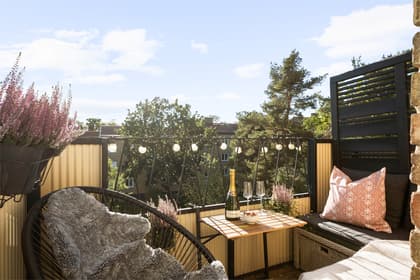 Balkong eller utsiktsbild