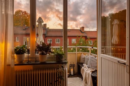 Balkong eller utsiktsbild