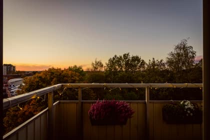 Balkong eller utsiktsbild