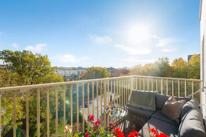 Balkong eller utsiktsbild