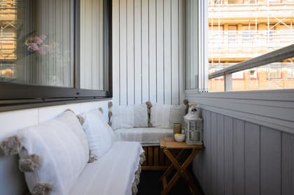 Balkong eller utsiktsbild