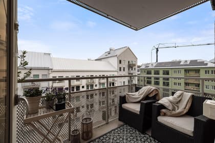 Balkong eller utsiktsbild