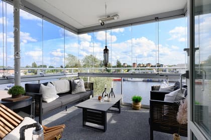 Balkong eller utsiktsbild