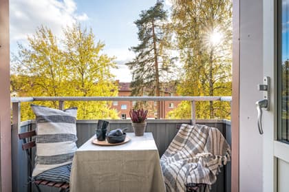 Balkong eller utsiktsbild