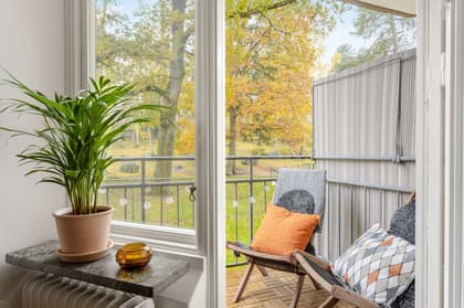 Balkong eller utsiktsbild