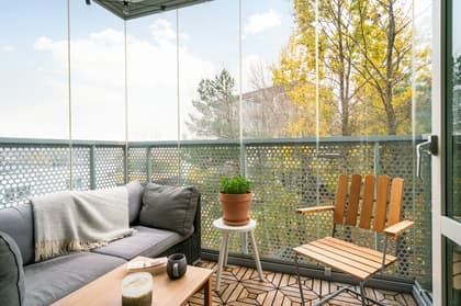 Balkong eller utsiktsbild