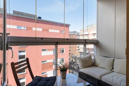 Balkong eller utsiktsbild