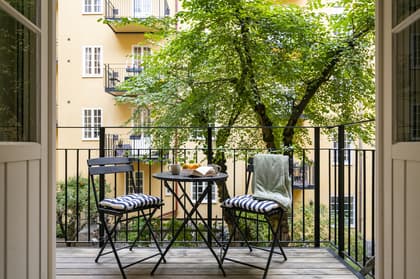 Balkong eller utsiktsbild