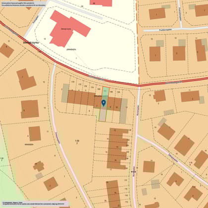 Illustrerad karta över fastigheten eller området