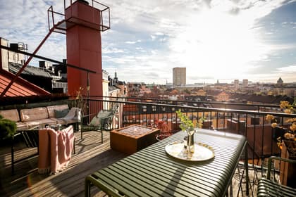 Balkong eller utsiktsbild