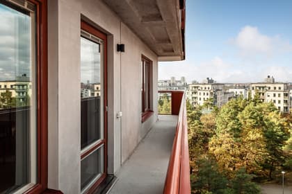 Balkong eller utsiktsbild