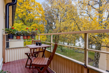 Balkong eller utsiktsbild