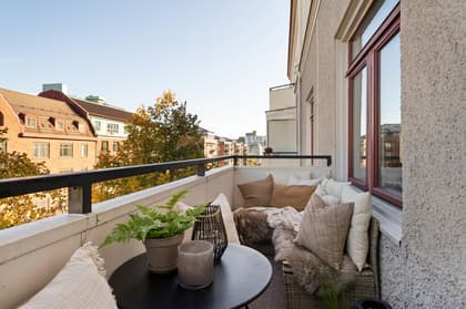 Balkong eller utsiktsbild