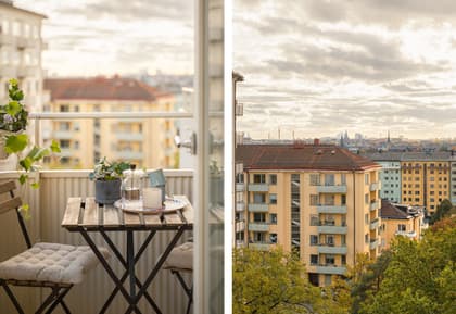 Balkong eller utsiktsbild