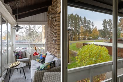 Balkong eller utsiktsbild