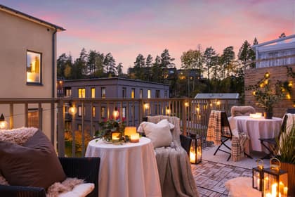 Balkong eller utsiktsbild