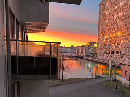 Balkong eller utsiktsbild